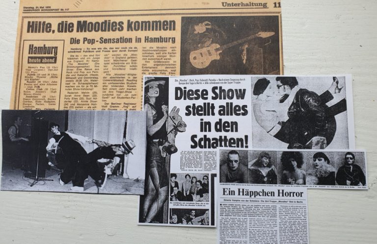 Press cuttings Germany. Images Possibly Wolf Gremm